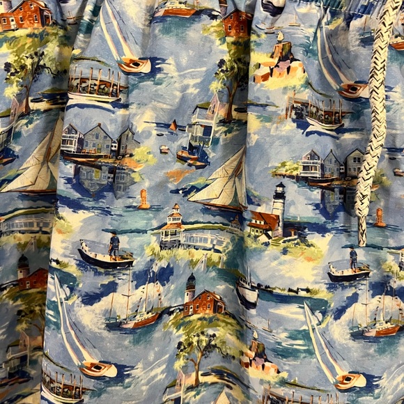 NWT Michaels nautical theme swim trunks with waist string - Picture 2 of 11